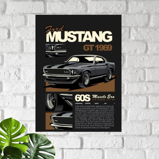 GT 1969 Supercar Poster