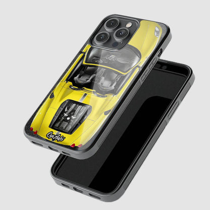 Sports Car Glass Phone Case