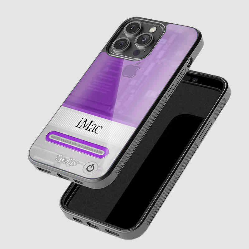 Grape Mac Glass Phone Case