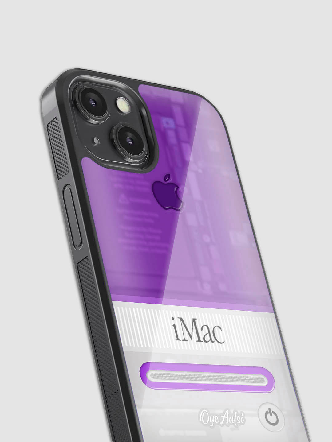 Grape Mac Glass Phone Case