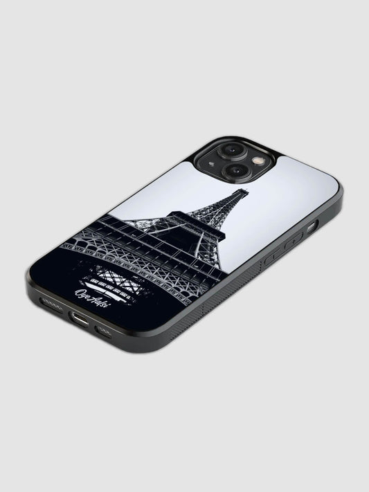 Mono Eiffel Tower Glass Phone Case