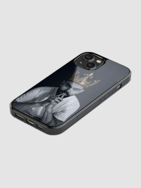 King Virat Kohli Glass Phone Case