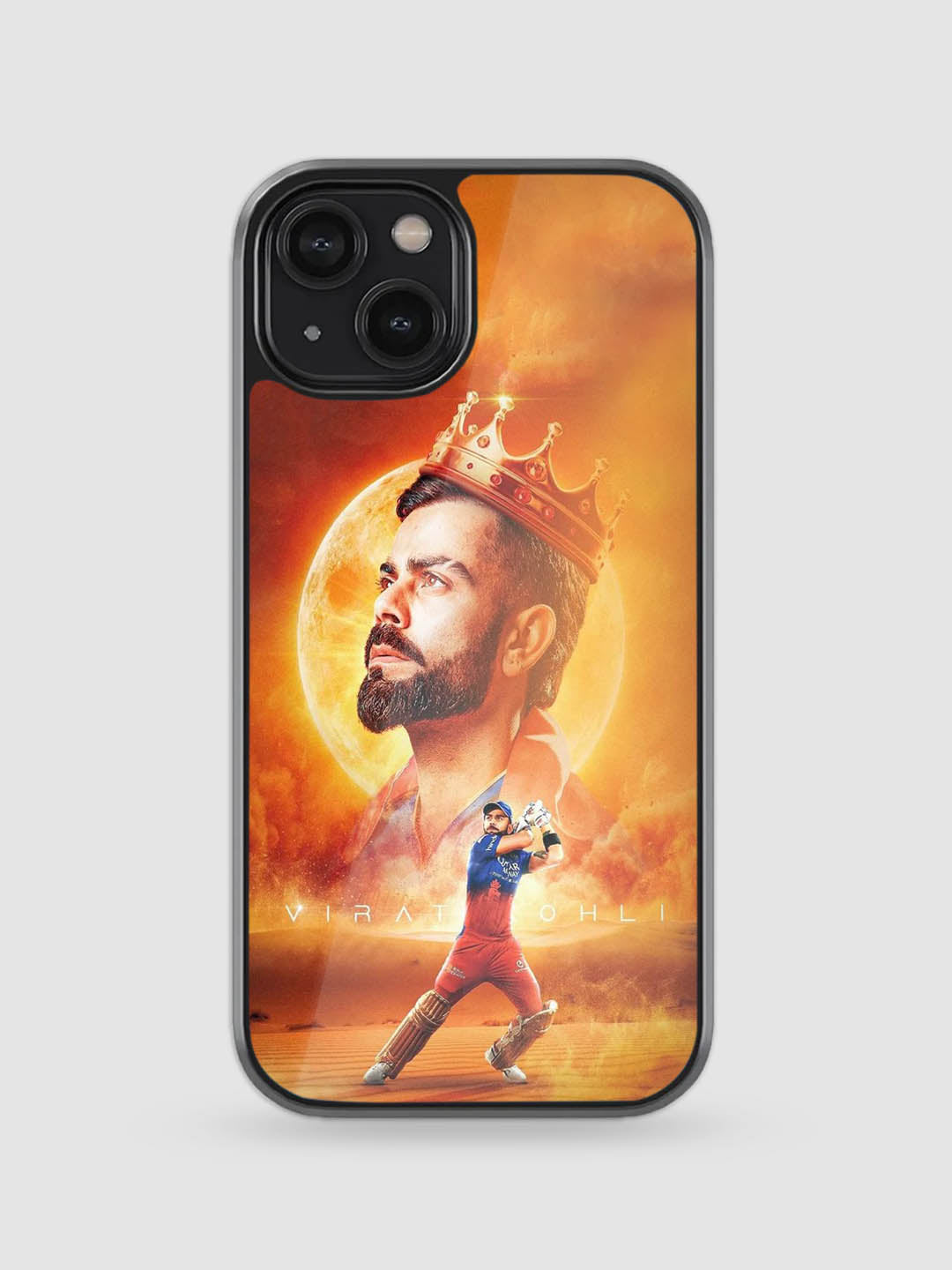 virat kohli phone case premium glass cover