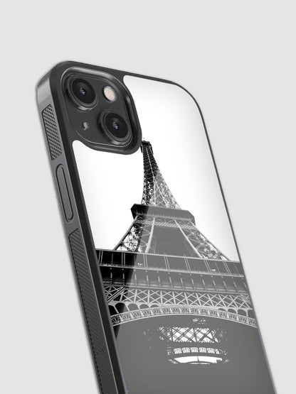 Mono Eiffel Tower Glass Phone Case