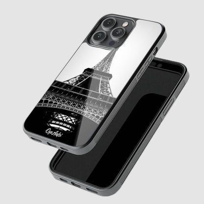Mono Eiffel Tower Glass Phone Case