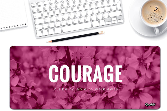 Courage Desk Mat | Mouse Pad