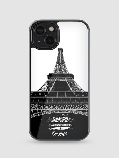 Mono Eiffel Tower Glass Phone Case