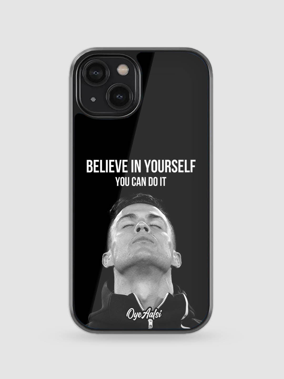 Ronaldo Inspirational Quote Back Cover