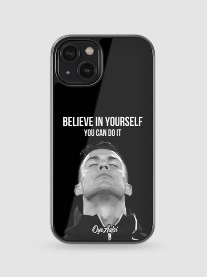 Ronaldo Inspirational Quote Back Cover