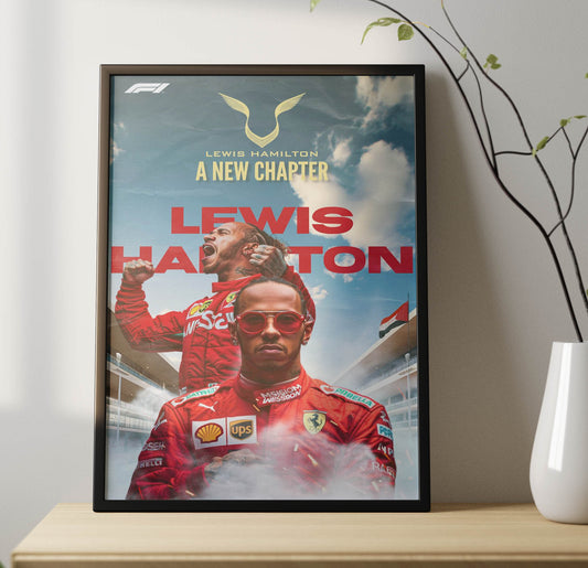 Lewis Hamilton Poster Frame