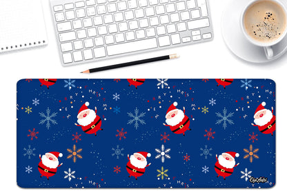 Santa Pattern Desk Mat | Mouse Pad