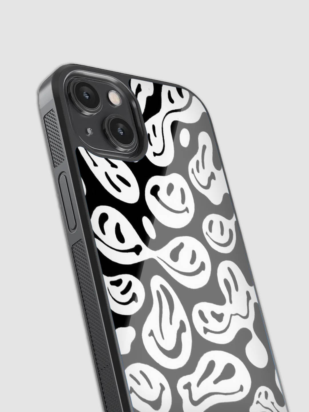 Black And White Ghost Glass Phone Case