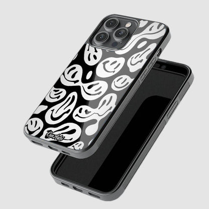 Black And White Ghost Glass Phone Case