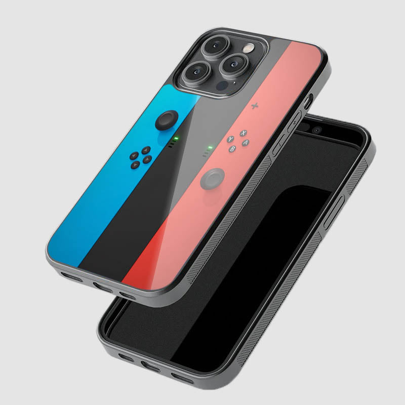 Switch Controller Glass Phone Case