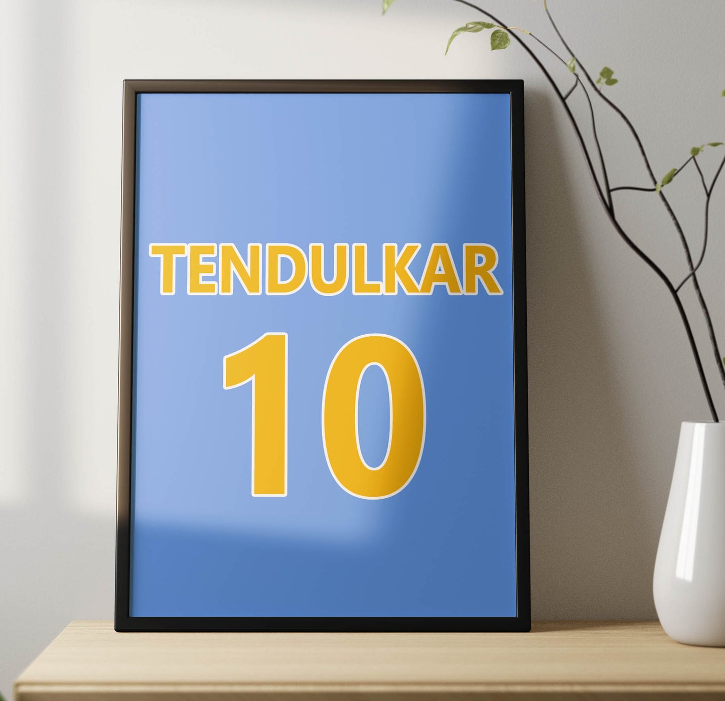 Sachin Tendulkar Jersey Frame