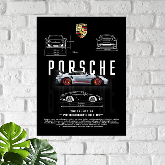 911 GT3 Car Poster