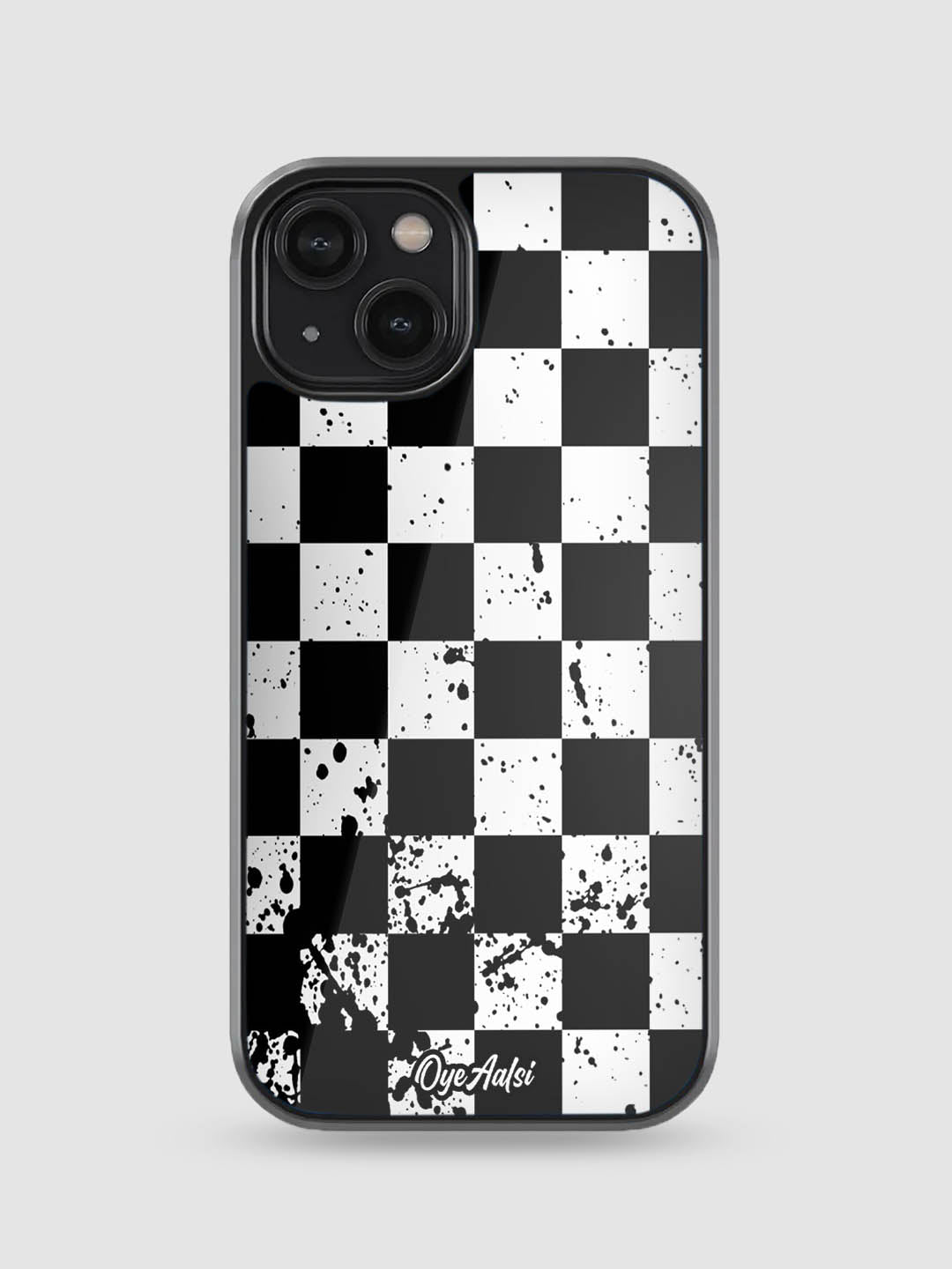 Mono Checks Glass Phone Case