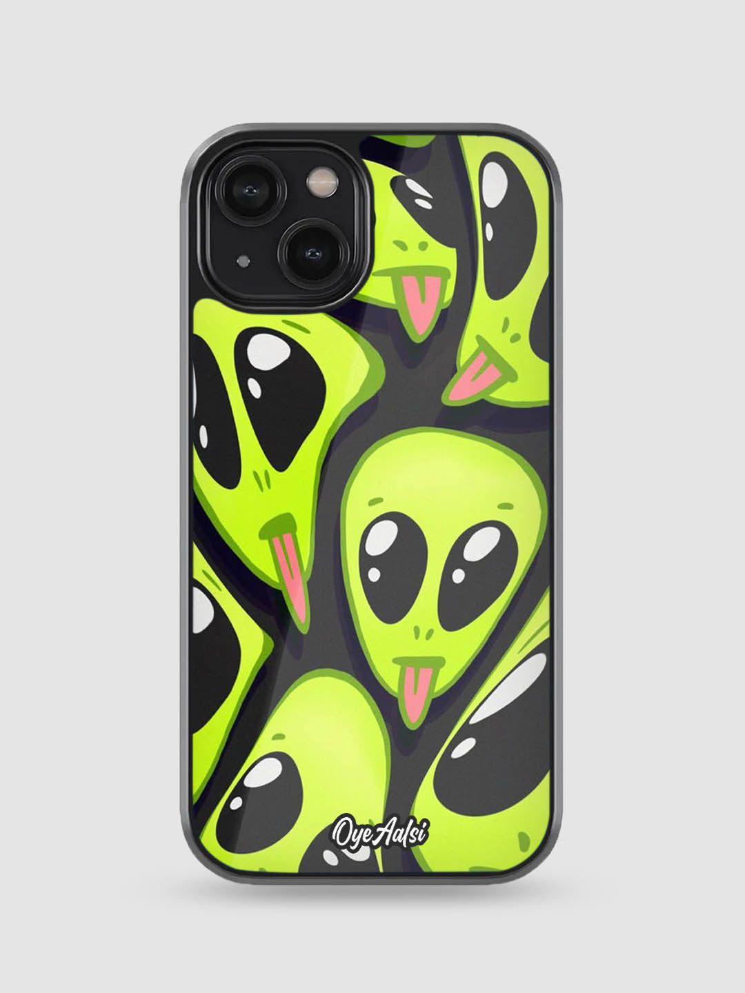 Aliens Glass Phone Case