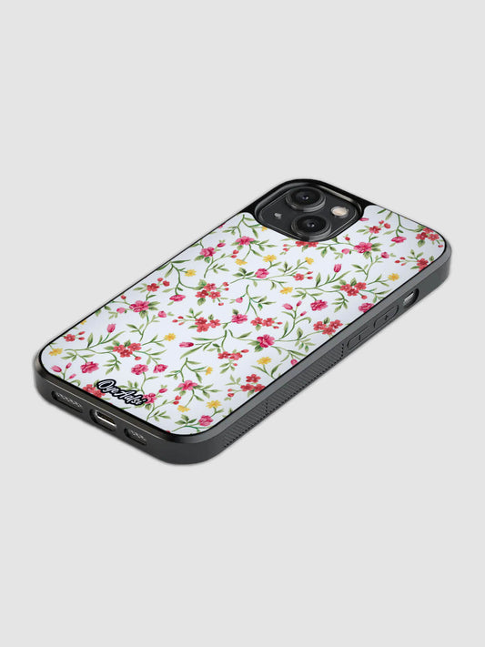 Floral Glass Phone Case