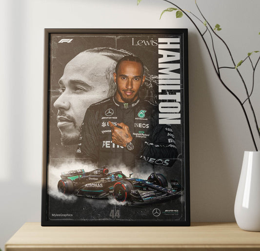 Lewis Hamilton Poster Frame