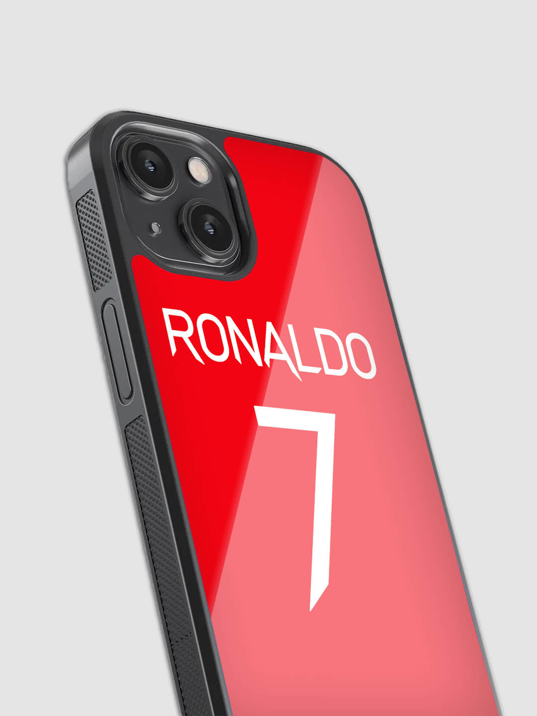 Cristiano Ronaldo Red Jersey Glass Phone Case