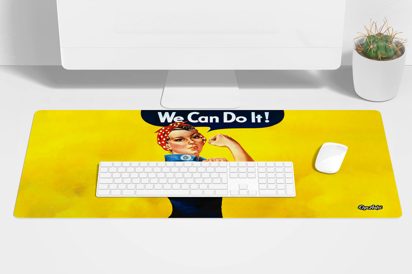 We Can Do It Desk Mat | Mouse Pad