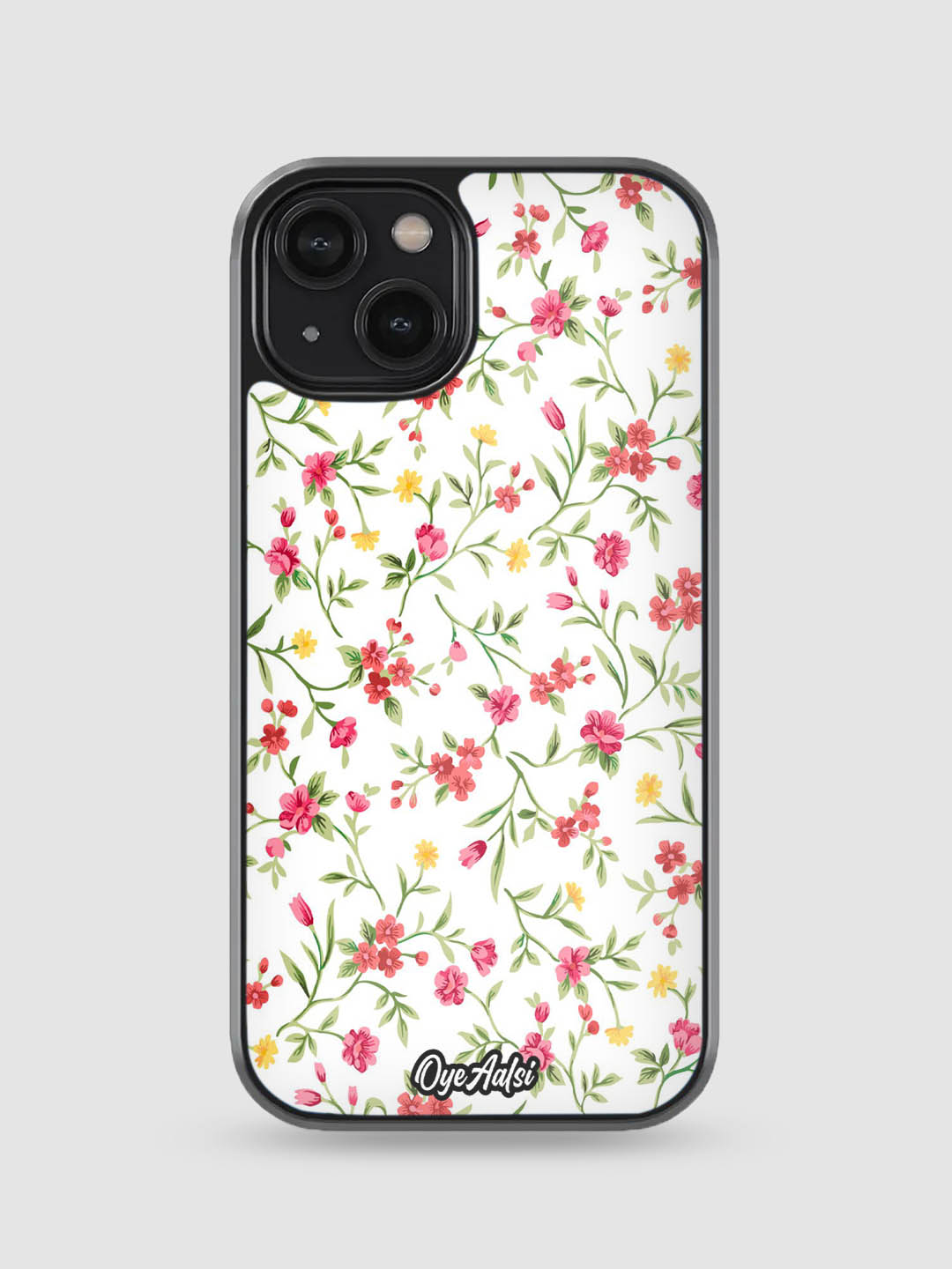 Floral Glass Phone Case