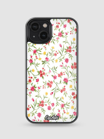 Floral Glass Phone Case