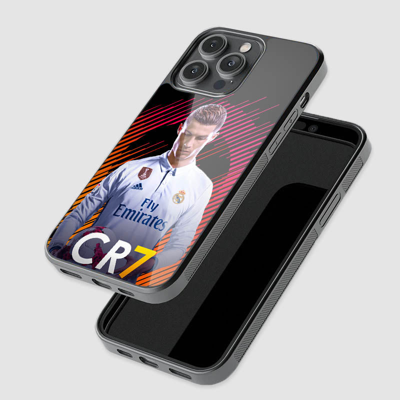 Cristiano Ronaldo CR7 Glass Phone Case