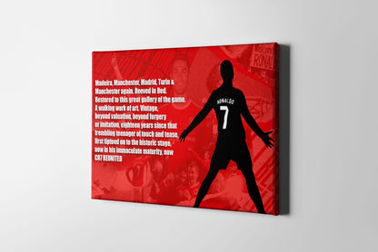 Cristiano Ronaldo Manchester Re United