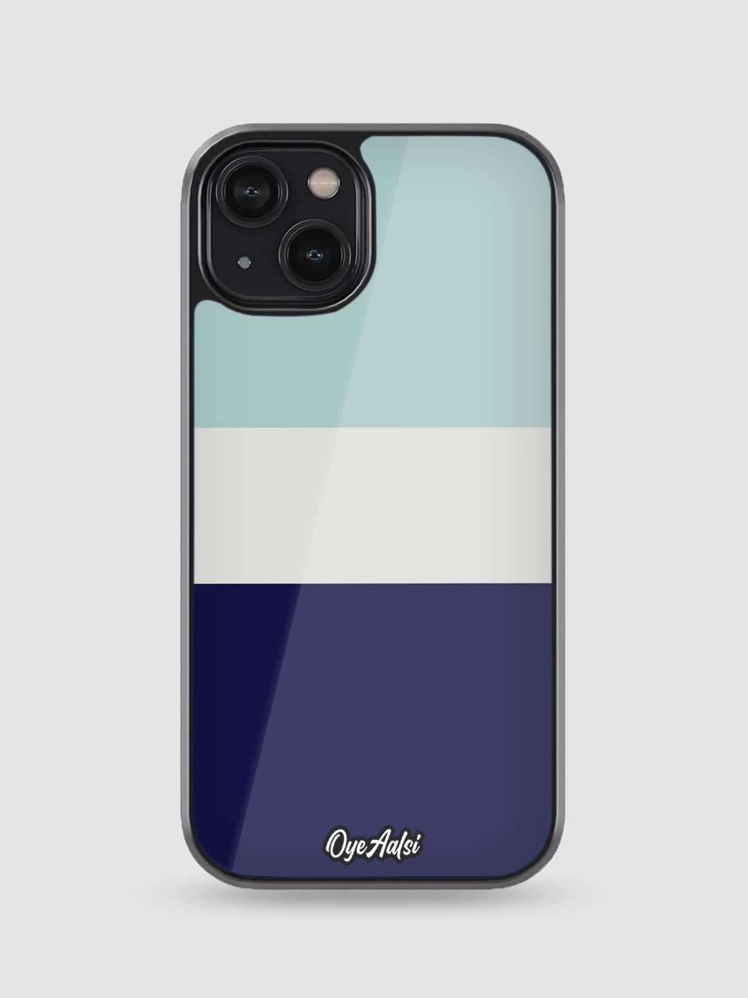 Classic Blue Glass Phone Case