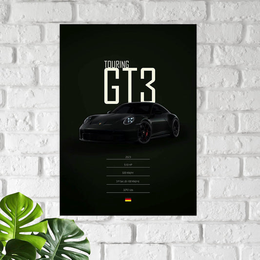 GT3 Car Poster