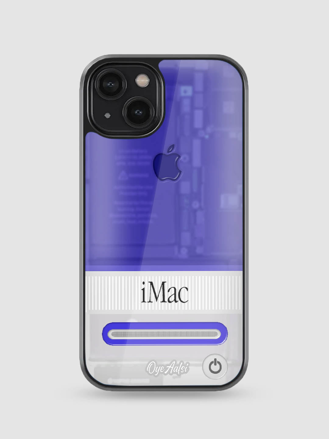 Indigo Mac Glass Phone Case