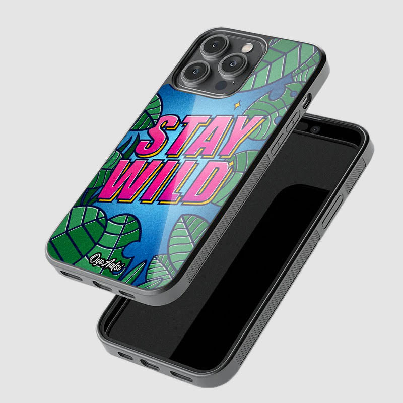 S.Wild Quote Glass Phone Case