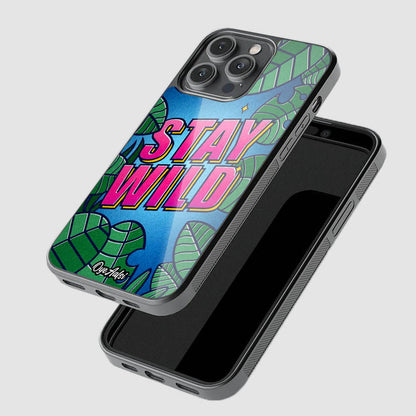 S.Wild Quote Glass Phone Case