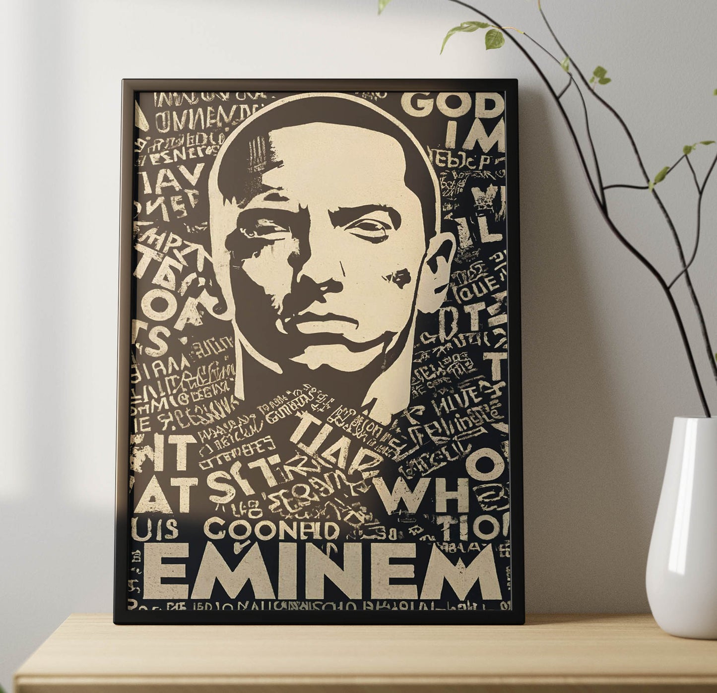 Eminem Art Poster Frame