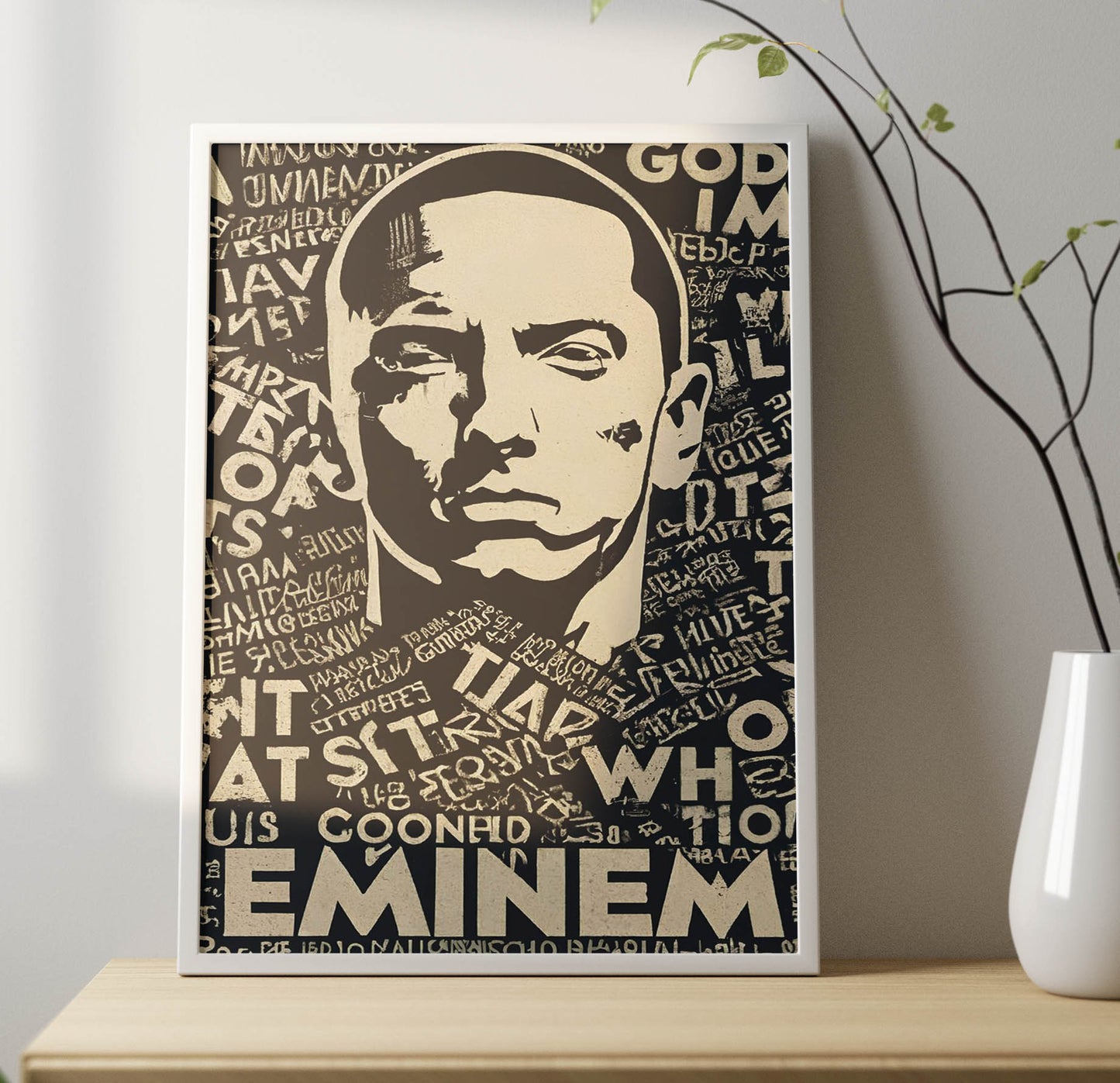 Eminem Art Poster Frame