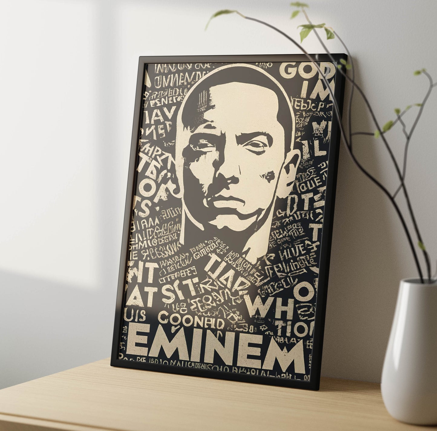 Eminem Art Poster Frame