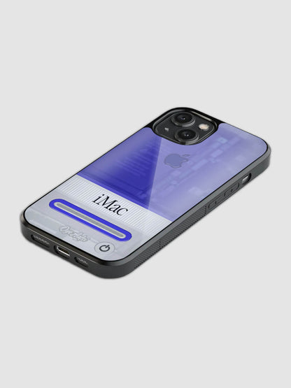 Indigo Mac Glass Phone Case