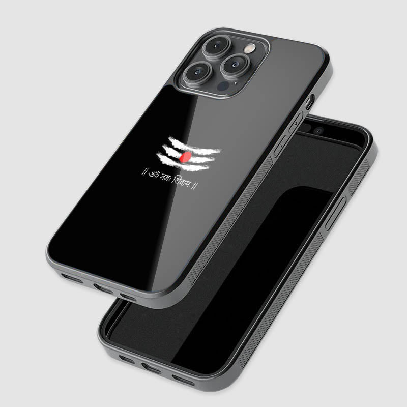 Premium Om Namah Shivay designer phone case in glossy finish