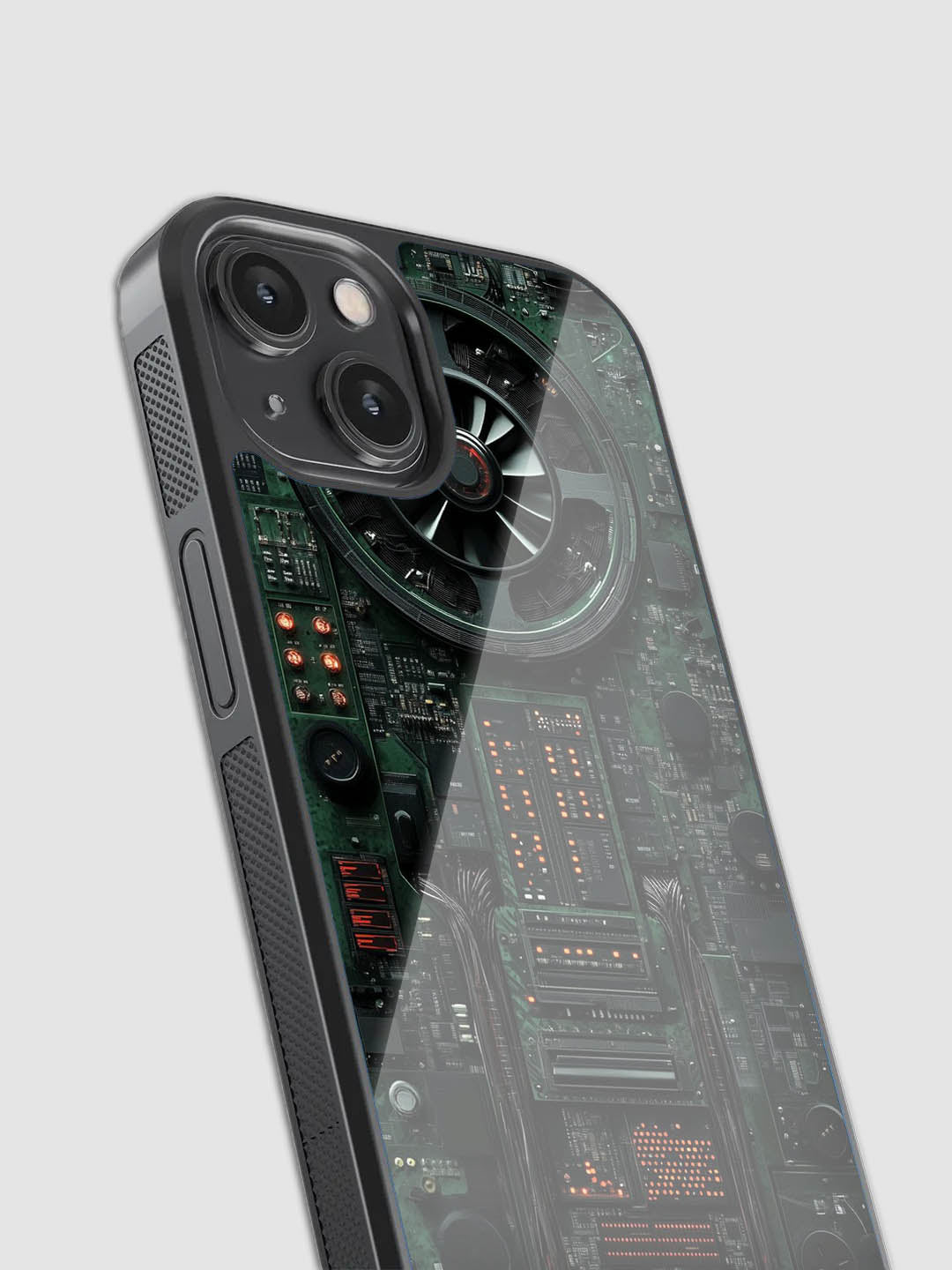 Graphic Card Print Glass Phone Case