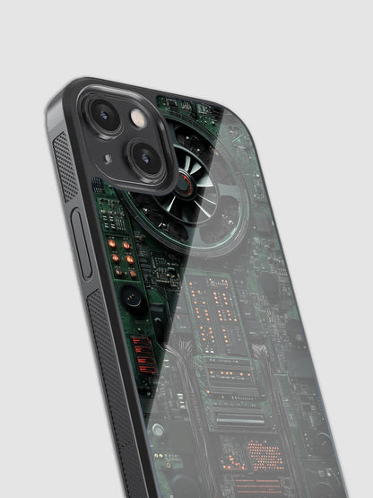 Graphic Card Print Glass Phone Case