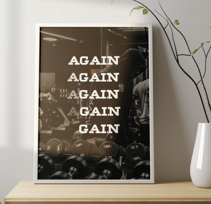 Gain Poster Frame