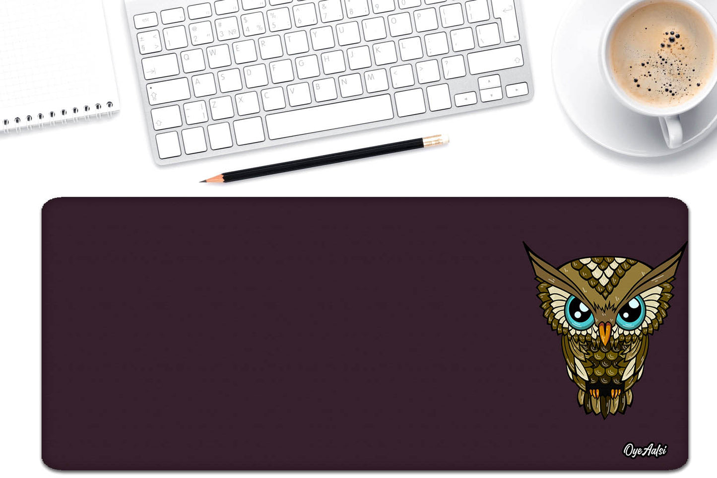 Owl Desk Mat | Mouse Pad