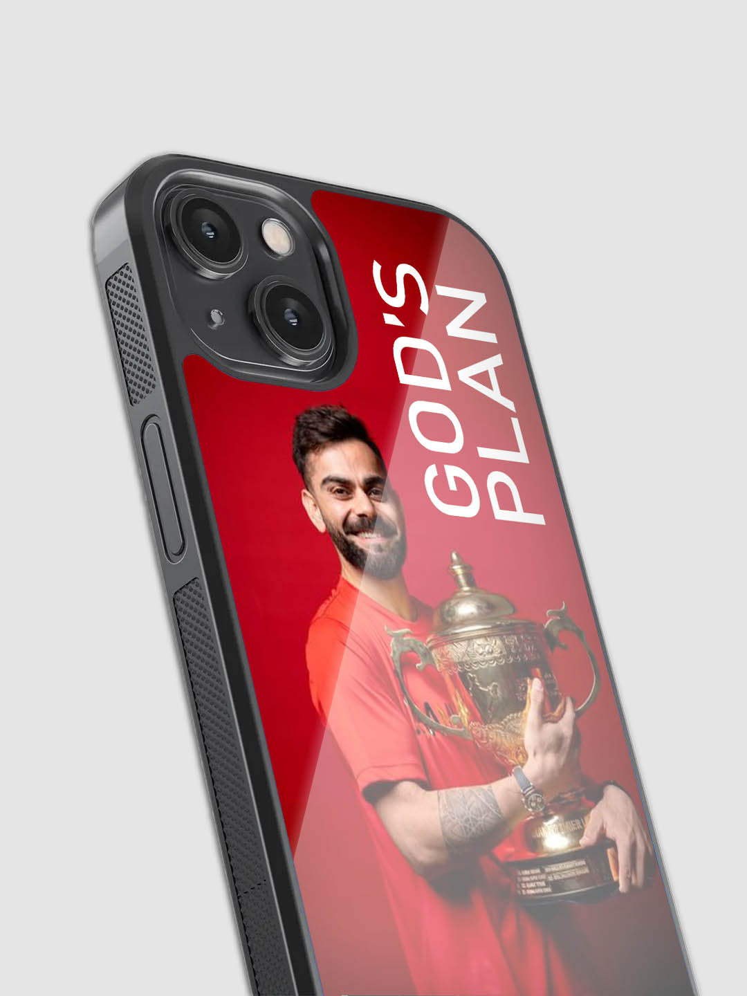 God’s Plan motivational phone case with premium glass finish