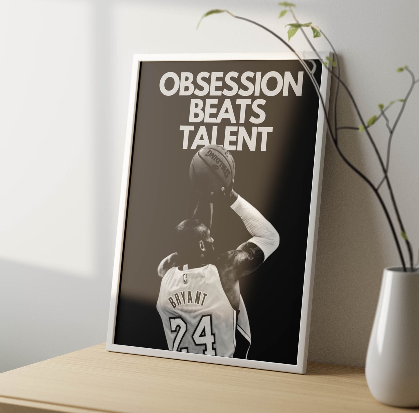 Obsession Beats Talent Poster Frame