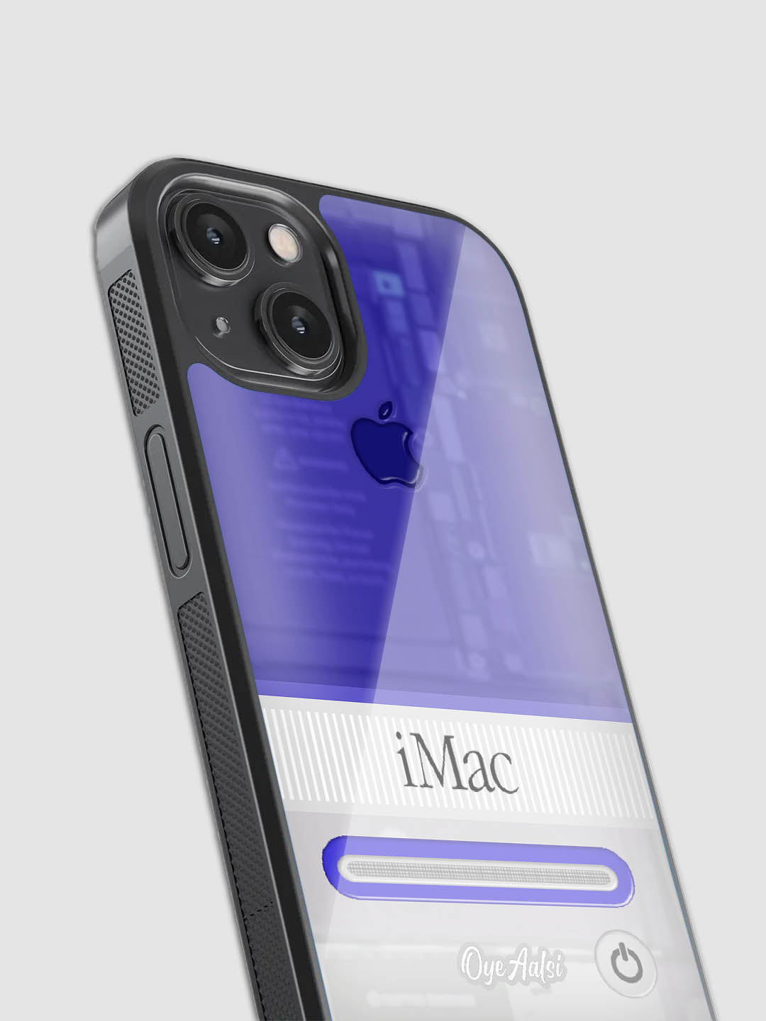 Indigo Mac Glass Phone Case