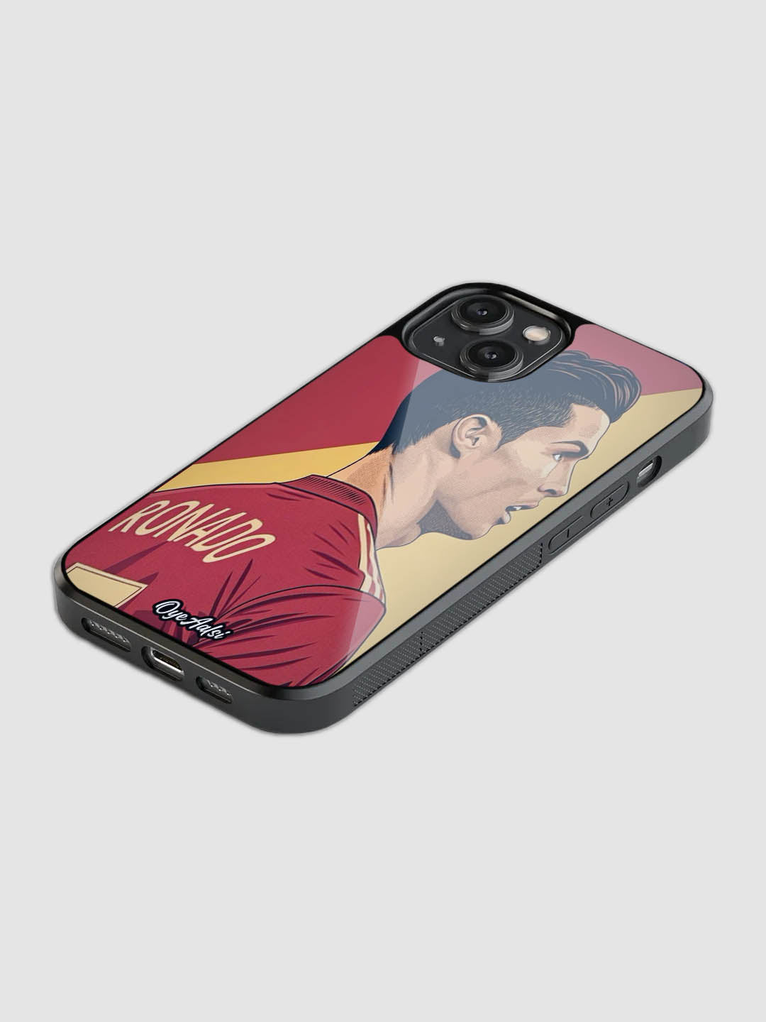 Ronaldo Art Glass Phone Case