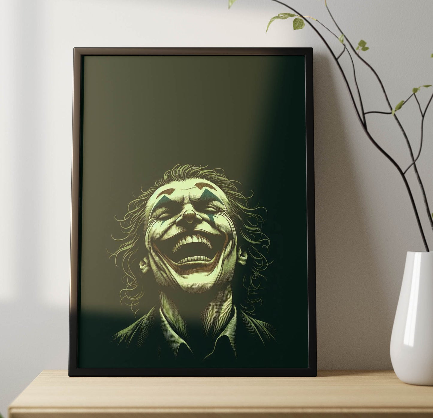 Evil Joker Poster Frame